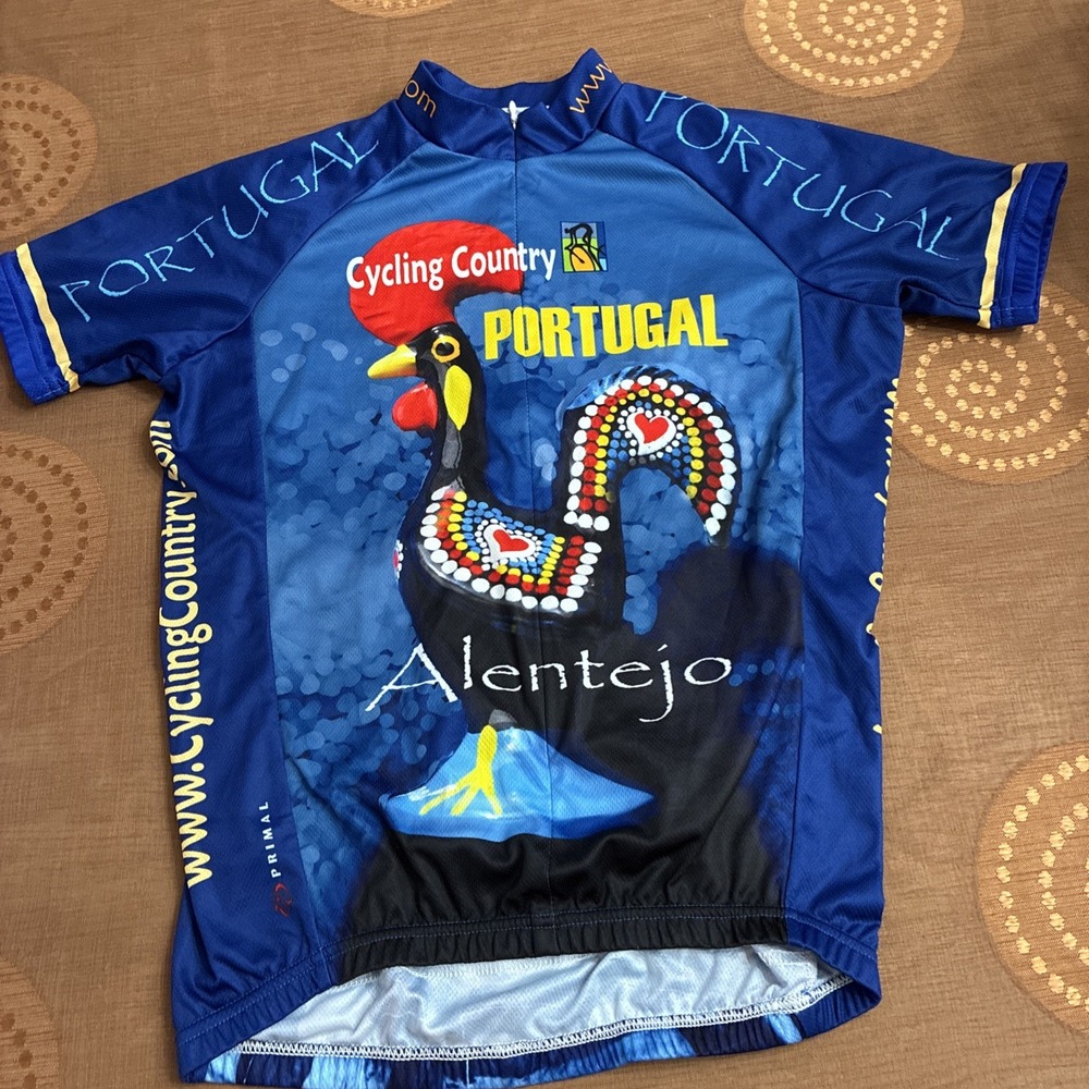 Primal Wear 3/4 Zip Cycling Jersey Alentejo Sz XS Cycling Country Shirt
